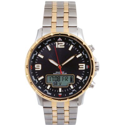 L'Homme Moderne Montre solaire radiopilotée - Publicité L'Homme Moderne Montre solaire radiopilotée - Publicité
