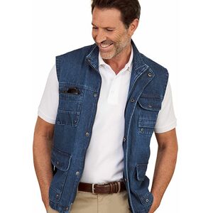 L'Homme Moderne Gilet reporter denim - Publicité L'Homme Moderne Gilet reporter denim - Publicité