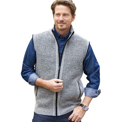 L'Homme Moderne Gilet sans manches doublé polaire - Publicité L'Homme Moderne Gilet sans manches doublé polaire - Publicité