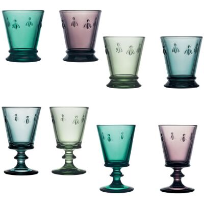 L'Homme Moderne Les verres colorés Abeille - Publicité L'Homme Moderne Les verres colorés Abeille - Publicité