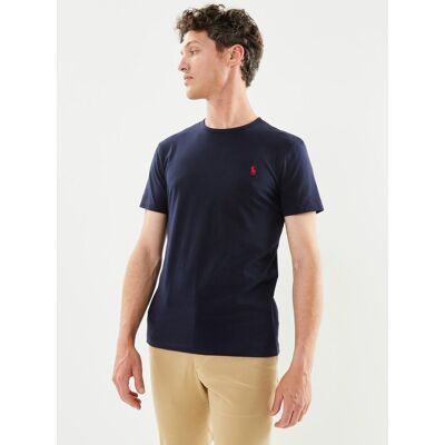 T-shirt ajusté à col rond en jersey par Polo Ralph Lauren Bleu XS Accessoires - Publicité T-shirt ajusté à col rond en jersey par Polo Ralph Lauren Bleu XS Accessoires - Publicité