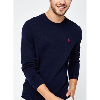Pull col rond en coton 710810846 par Polo Ralph Lauren Bleu XL Accessoires - Publicité Pull col rond en coton 710810846 par Polo Ralph Lauren Bleu XL Accessoires - Publicité