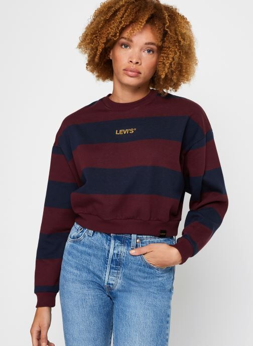 Graphic Laundry Crew par Levi&#39;s Bordeaux XS Accessoires