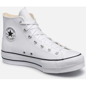 Chuck Taylor Lift Clean Hi par Converse Blanc 39 Femme - Publicité