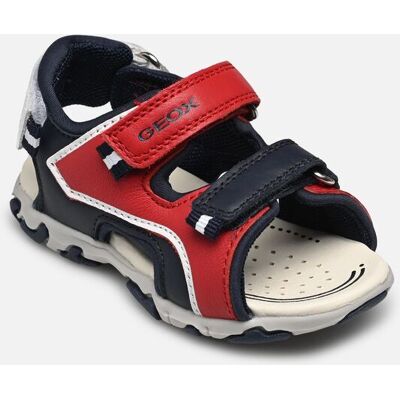 B SANDAL FLAFFEE BOY par Geox Cuir / Textile Rouge 23 Enfant - Publicité B SANDAL FLAFFEE BOY par Geox Cuir / Textile Rouge 23 Enfant - Publicité