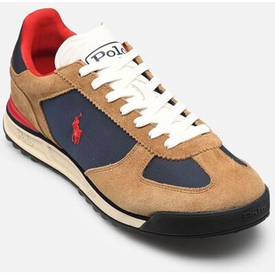 VARICK PP-SNEAKERS-LOW TOP LACE par Polo Ralph Lauren Cuir / Textile Marron 40 Homme - Publicité VARICK PP-SNEAKERS-LOW TOP LACE par Polo Ralph Lauren Cuir / Textile Marron 40 Homme - Publicité