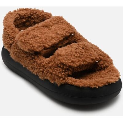 MB SHEARLING SANDAL par Moon Boot Cuir Marron 39 Femme - Publicité MB SHEARLING SANDAL par Moon Boot Cuir Marron 39 Femme - Publicité