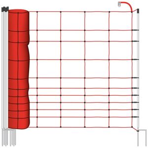 Filet anti-loups de 50 m, protection pour moutons, 145 cm, 2 pointes