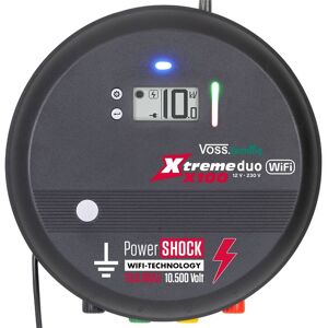 Xtreme Électrificateur intelligent Xtreme duo X100 WiFi de VOSS.farming, 12V-230V,  contrôle par appli, 13 joules