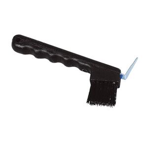 Cure pied avec brosse pour sabots noir