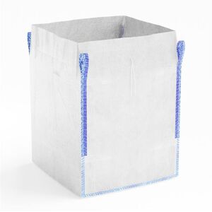 Sac Big Bag avec jupe de remplissage 90x90x110cm, sac de jardin, sac de transport pour dechets de jardin, bois, foin