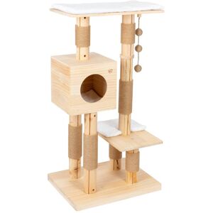 Arbre a chats Momme de VOSS.pet - Arbre grattoir pour chats en bois massif avec plateforme