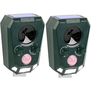 Lot de 2 : Dispositif repulsif a ultrasons VOSS.sonic 2200 a energie solaire