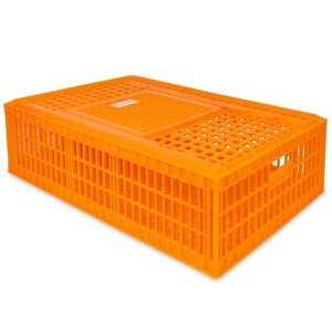 Caisse de transport pour volailles VOSS.farming, 98 x 58 x 27 cm, cage de transport tres robuste