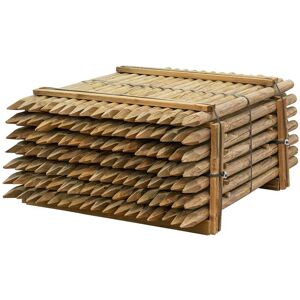 119 x piquet en bois rond de VOSS.farming, piquet de clôture en bois, traitement autoclave, classe d´utilisation 4, 175cm x 60mm