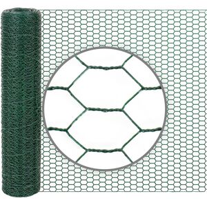 10 m grillage a lapins VOSS.farming, mailles hexagonales, hauteur 50 cm, 13x0,9 mm, vert