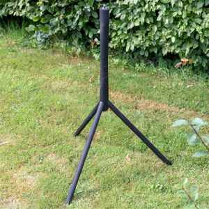 Support pour maison doiseaux Norre de VOSS.garden, en pin, noir, env. 90 cm