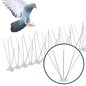 Voss Pics anti-pigeon de VOSS.garden, inox, longueur 50cm, répulsif oiseaux