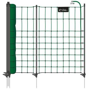 Clôture pour chiens, enclos pour les chiots, clôture pour les lapins petNET de VOSS.pet, 12 m, 65 cm, 9 piquets, 1 pointe, vert