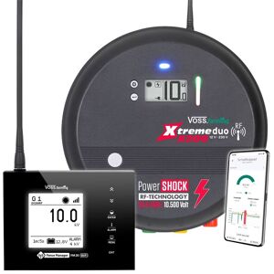 Voss Kit VOSS.farming : Électrificateur professionnel + unité de commande à distance pour Smartphone - Xtreme duo X200 RF+FM 20 WiFi