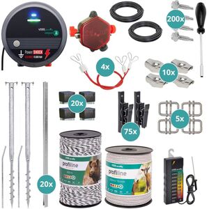 Voss Kit anti-sangliers de VOSS.farming, « kit de base clôture contre les sangliers 100 m », 230 volts