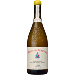 Vin blanc Château Beaucastel 2022 - Châteauneuf-du-Pape - Publicité Vin blanc Château Beaucastel 2022 - Châteauneuf-du-Pape - Publicité