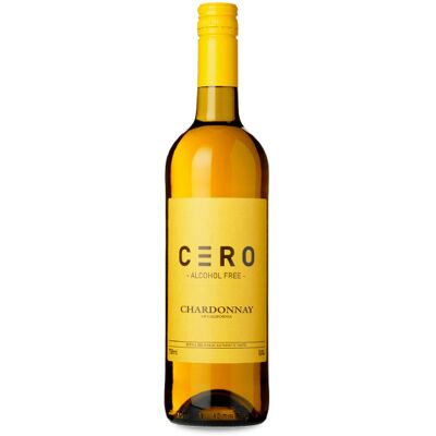 Cero Chardonnay - Vin sans alcool - 75cl - Publicité Cero Chardonnay - Vin sans alcool - 75cl - Publicité