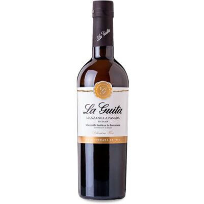 Bodegas de Hijos de Rainera Pérez Marín La Guita Manzanilla Pasada en Rama 50 cl. Publicité Bodegas de Hijos de Rainera Pérez Marín La Guita Manzanilla Pasada en Rama 50 cl. Publicité