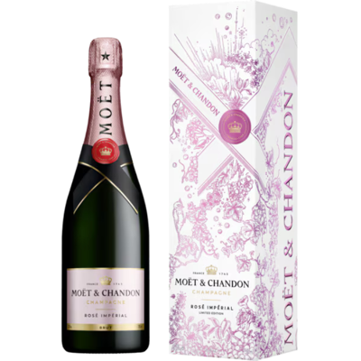 Étui 1 bouteille Moët & Chandon Imperial Brut Rosé Cadeau - Publicité Étui 1 bouteille Moët & Chandon Imperial Brut Rosé Cadeau - Publicité
