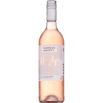 Thomson y Scott Noughty Rosé Désalcoolisé - 75cl - Publicité Thomson y Scott Noughty Rosé Désalcoolisé - 75cl - Publicité