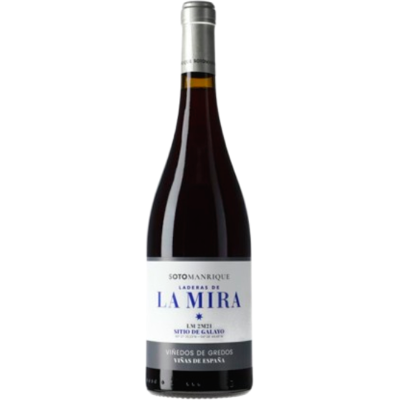 Soto Manrique La Mira 2021 - Vin Rouge - Sierra de Gredos - Publicité Soto Manrique La Mira 2021 - Vin Rouge - Sierra de Gredos - Publicité