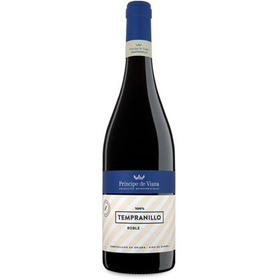Príncipe de Viana Tempranillo - Vin Rouge - Publicité Príncipe de Viana Tempranillo - Vin Rouge - Publicité