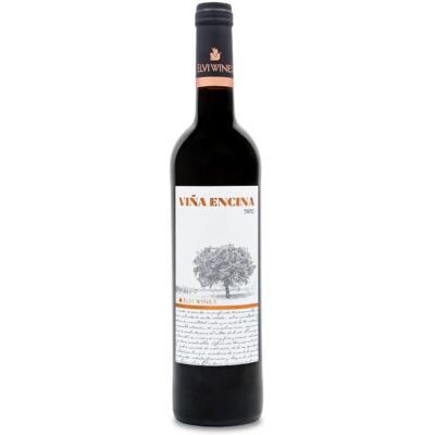 Elvi Wines Viña Encina Tinto Tempranillo - Vin Rouge - Publicité Elvi Wines Viña Encina Tinto Tempranillo - Vin Rouge - Publicité