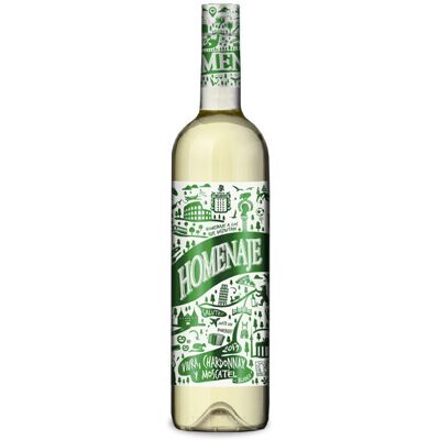 Homenaje Blanco 2023 - Vin Blanc - Publicité Homenaje Blanco 2023 - Vin Blanc - Publicité