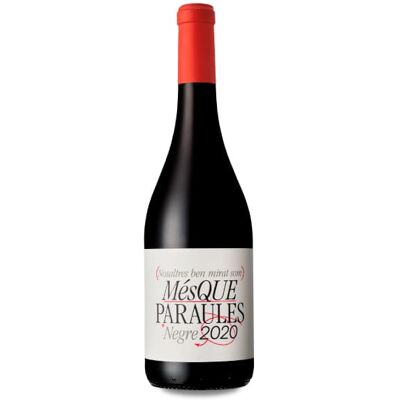 Jaumandreu Més que Paraules Negre 2020 - Vin Rouge - Publicité Jaumandreu Més que Paraules Negre 2020 - Vin Rouge - Publicité