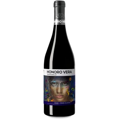 Bodegas Rosario Vera Honoro Vera Tempranillo Rioja - Vin Rouge - Publicité Bodegas Rosario Vera Honoro Vera Tempranillo Rioja - Vin Rouge - Publicité