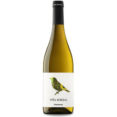 Viña Zorzal Chardonnay 2023 - Vin Blanc - Publicité Viña Zorzal Chardonnay 2023 - Vin Blanc - Publicité