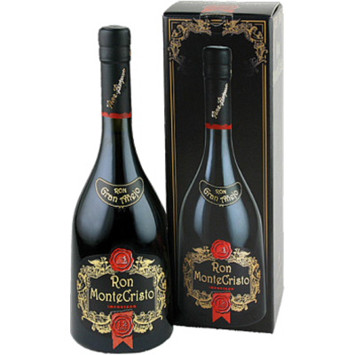 Bodegas Pérez Barquero Ron Monte Cristo 12 Años con Estuche Cadeau - Publicité Bodegas Pérez Barquero Ron Monte Cristo 12 Años con Estuche Cadeau - Publicité