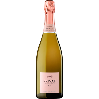 Cava Privat Brut Nature Rosé 2023 - Publicité Cava Privat Brut Nature Rosé 2023 - Publicité