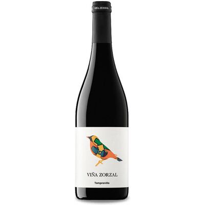 Viña Zorzal Tempranillo - Vin Rouge - Publicité Viña Zorzal Tempranillo - Vin Rouge - Publicité