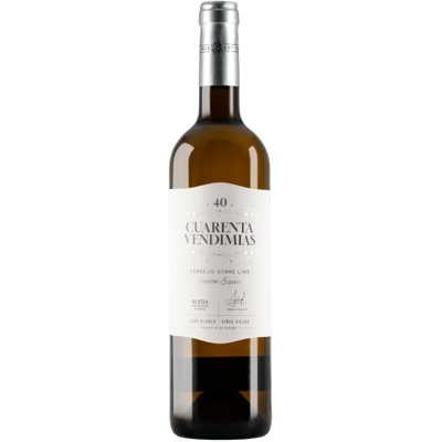 Cuatro Rayas - Cuarenta Vendimias Verdejo - 75cl - Vin blanc - Publicité Cuatro Rayas - Cuarenta Vendimias Verdejo - 75cl - Vin blanc - Publicité