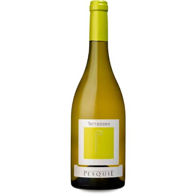 Château Pesquié Terrasses Blanc - Vin Blanc du Ventoux - Publicité Château Pesquié Terrasses Blanc - Vin Blanc du Ventoux - Publicité