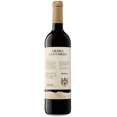 Sierra Cantabria Reserva Rioja Vin Rouge 75cl - Publicité Sierra Cantabria Reserva Rioja Vin Rouge 75cl - Publicité