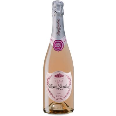 Roger Goulart Coral Rosé Brut 2019 - Cava - Publicité Roger Goulart Coral Rosé Brut 2019 - Cava - Publicité
