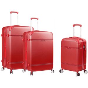 Snowball Lot de 3 valises rigides 52303 Extensibles 55, 65 et 75 cm Red - Publicité Snowball Lot de 3 valises rigides 52303 Extensibles 55, 65 et 75 cm Red - Publicité