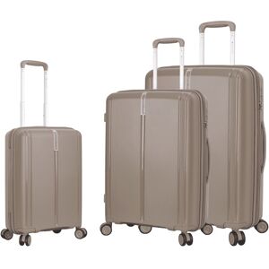 Snowball Lot de 3 valises rigides 32103 Extensibles 54, 64 et 74 cm Champagne - Publicité Snowball Lot de 3 valises rigides 32103 Extensibles 54, 64 et 74 cm Champagne - Publicité