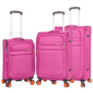 Snowball Lot de 3 valises souples 48203 Extensible 55, 67 et 77 cm Dark Rose - Publicité Snowball Lot de 3 valises souples 48203 Extensible 55, 67 et 77 cm Dark Rose - Publicité