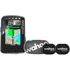 WAHOO FITNESS Wahoo ELEMNT ROAM V2 Bundle (Ceinture Cardio TickR Gen2 + Capteur RPM cadence et vitesse) - Compteur GPS pour vélo