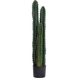 Outsunny Cactus Artificiel Grand réalisme Plante Artificielle Decoration Interieur Grande Taille dim. Ø 17 x 98H cm Vert