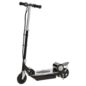 HOMCOM Trottinette Électrique 120 W Pliable pour Enfants de 7 à 12 Ans 10 Km/h Max. Hauteur Guidon Réglable 2 Roues en PU Coloris Noir et Argent